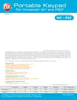 CTA Digital Wireless Keypad WI-PK Prospecto