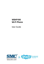SMC Networks WI-FI PHONE FOR SKYPETM WSKP100 Manual Do Utilizador