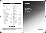 Yamaha RX-V750 Owner's Manual