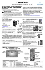 Emerson Liebert PSP Stand-by UPS 350-650VA クイック設定ガイド