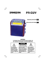 Sangean Electronics PR-D2/V Справочник Пользователя