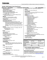Toshiba L505D-GS6000 PSLV6U-01F009 User Manual