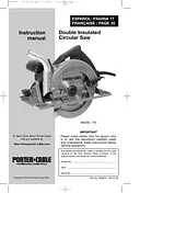 Porter-Cable 743 Справочник Пользователя