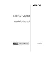 Pelco DX8UP-512MBRAM Manuel D’Utilisation
