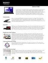 Sony SVS1511CFX SVS1511CFXB 产品宣传页