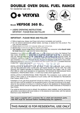 Verona VEFSGE365ND Operating Guide