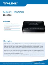 TP-LINK TD-8616 Dépliant