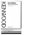 Kenwood KX-W8050 Manuel D’Utilisation