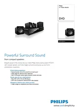 Philips 5.1 Home theater HTS2511 HTS2511/12 Leaflet