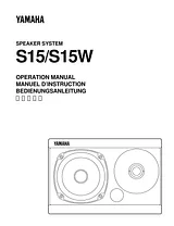 Yamaha S15 Manual Do Utilizador