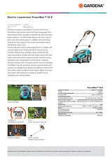 Gardena PowerMax 42 E 04076-20 产品宣传页
