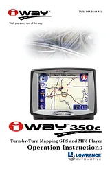 Lowrance electronic iway 350c User Manual
