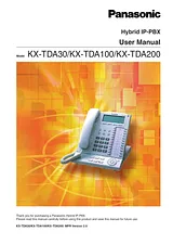 Panasonic kx-tda30ne 用户手册