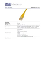 Cables Direct 3m Cat5e RJ-603Y Leaflet