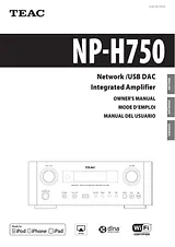 TEAC NP-H750 Справочник Пользователя
