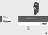 Bosch D-tect 120 Metal and Live Wire Detector 0601081301 0601081301 Manual Do Utilizador