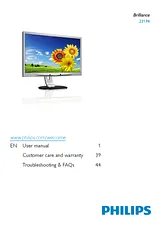 Philips LCD monitor 231P4UPEB 231P4UPEB/75 User Manual
