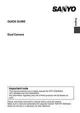 Sanyo VPC-HD2000GX Manual Do Utilizador