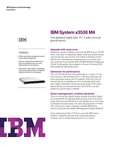 IBM 3530 M4 7160E3G Hoja De Datos