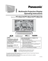 Panasonic PT-50LC14 Справочник Пользователя