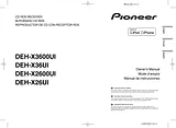 Pioneer DEH-X3600UI ユーザーズマニュアル