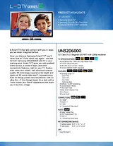 Samsung UN32D6000 Leaflet
