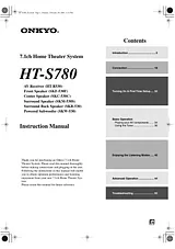 ONKYO HT-S780 Manual De Instruções