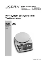 Kern EMB 5.2K1Parcel scales Weight range bis 5.2 kg EMB 5.2K1 Manual Do Utilizador