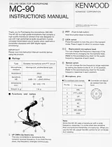 Kenwood MC-90 User Manual