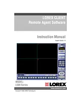 Lorex l504 소프트웨어 가이드