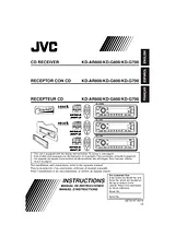 JVC KD-AR800 Справочник Пользователя