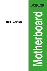 ASUS H81-GAMER Справочник Пользователя