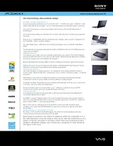 Sony VPCZ11KGX Guide De Spécification