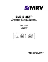 MRV Communications EM316-2SFP 用户手册