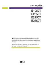 LG E2050T Manual Do Proprietário