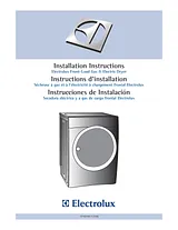 Electrolux EWMED7CJIW Installation Instruction