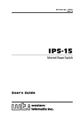Western Telematic IPS-15 Manuel D’Utilisation