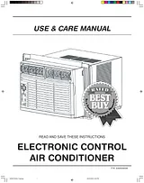 Frigidaire ELECTRONIC CONTROL AIR CONDITIONER User Manual