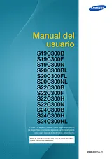 Samsung LED Monitor with Tilt and Pivot Function Manuale Utente