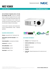 NEC V300X 60003179 Leaflet