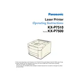 Panasonic KXP7500 Bedienungsanleitung