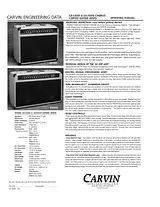 Carvin sx100d Manuale Utente