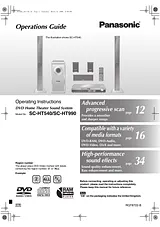 Panasonic SC-HT540 Manual Do Utilizador