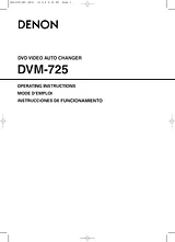 Denon DVM-725 Manual Do Utilizador