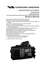 Standard Horizon Gx5500s User Manual