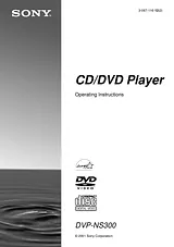 Sony DVP-NS300 Manual