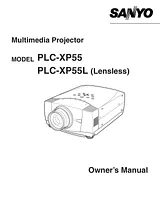 Sanyo PLC-XP55 User Manual