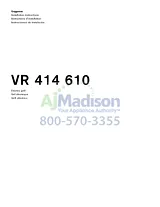 Gaggenau VR414610 Installation Instruction