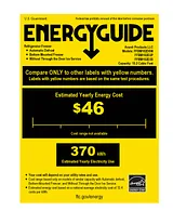Avanti FFBM102D3S Energy Guide