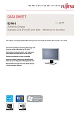 Fujitsu B24W-5 S26361-K1259-V140 Data Sheet